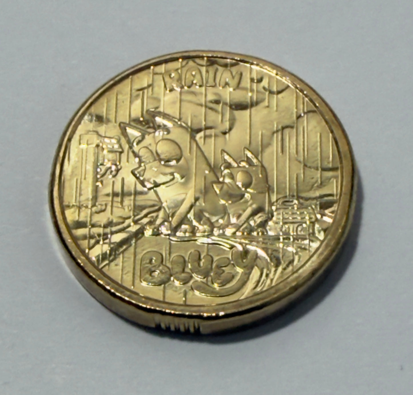 2026 $2 BLUEY Coin - Rain - Uncirculated - comes in 2x2