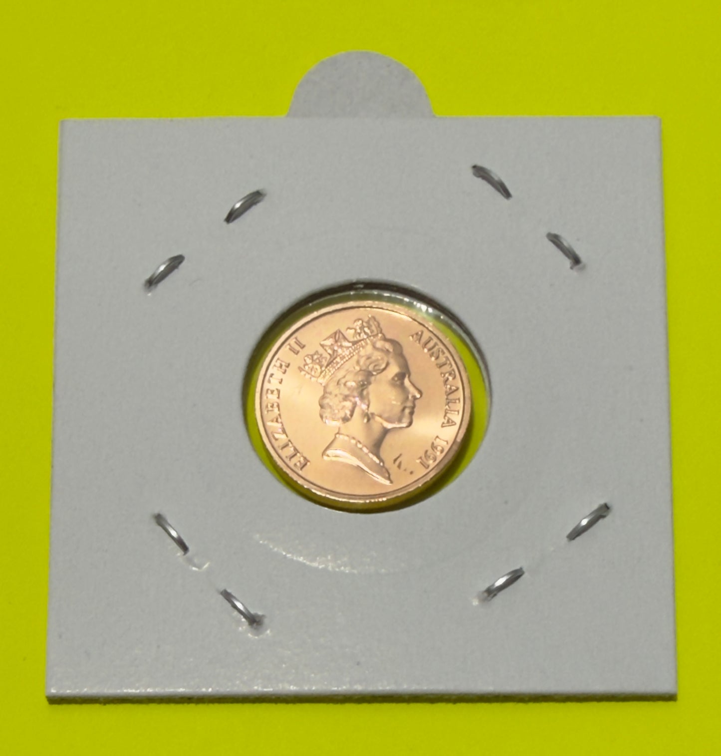 1991 One Cent Coin - Choice Uncirculated - mint set ONLY coin - comes in 2x2