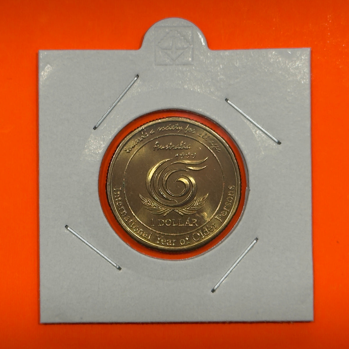 1999 $1 Coin - Year of the Older Person - Choice Uncirculated - comes in 2x2