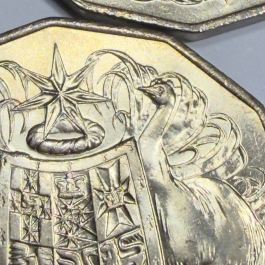 1979 50 Cent Coin - 50c COA Double Bar - Uncirculated - Ex RAM Roll