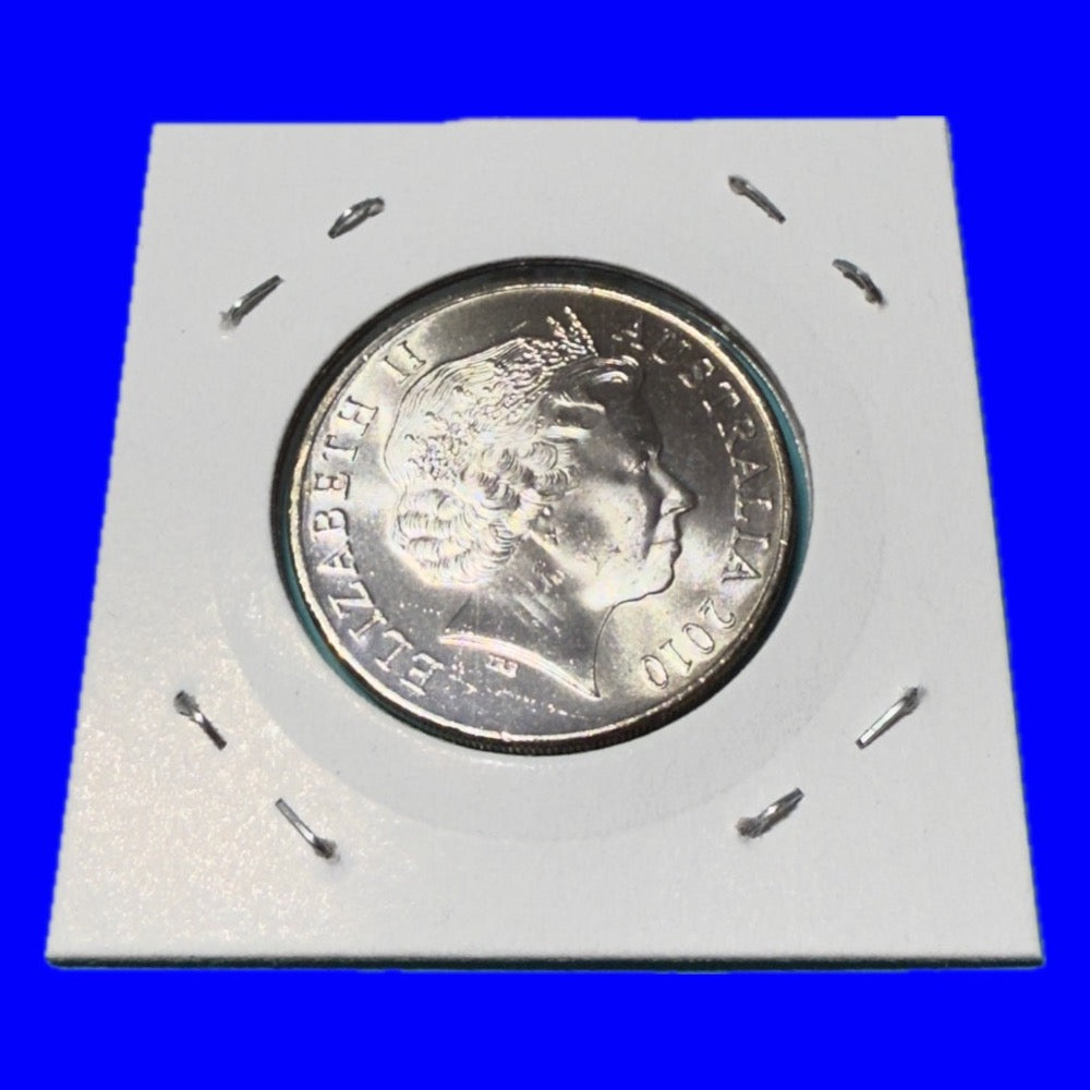 2010 20 Cent Coin -Uncirculated - Centenary Of Australian Taxation Office - 2x2