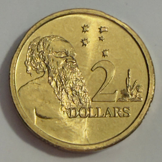 1990 $2 Coin - Choice Uncirculated - ex MINT SET coin - Two Dollar - in 2x2