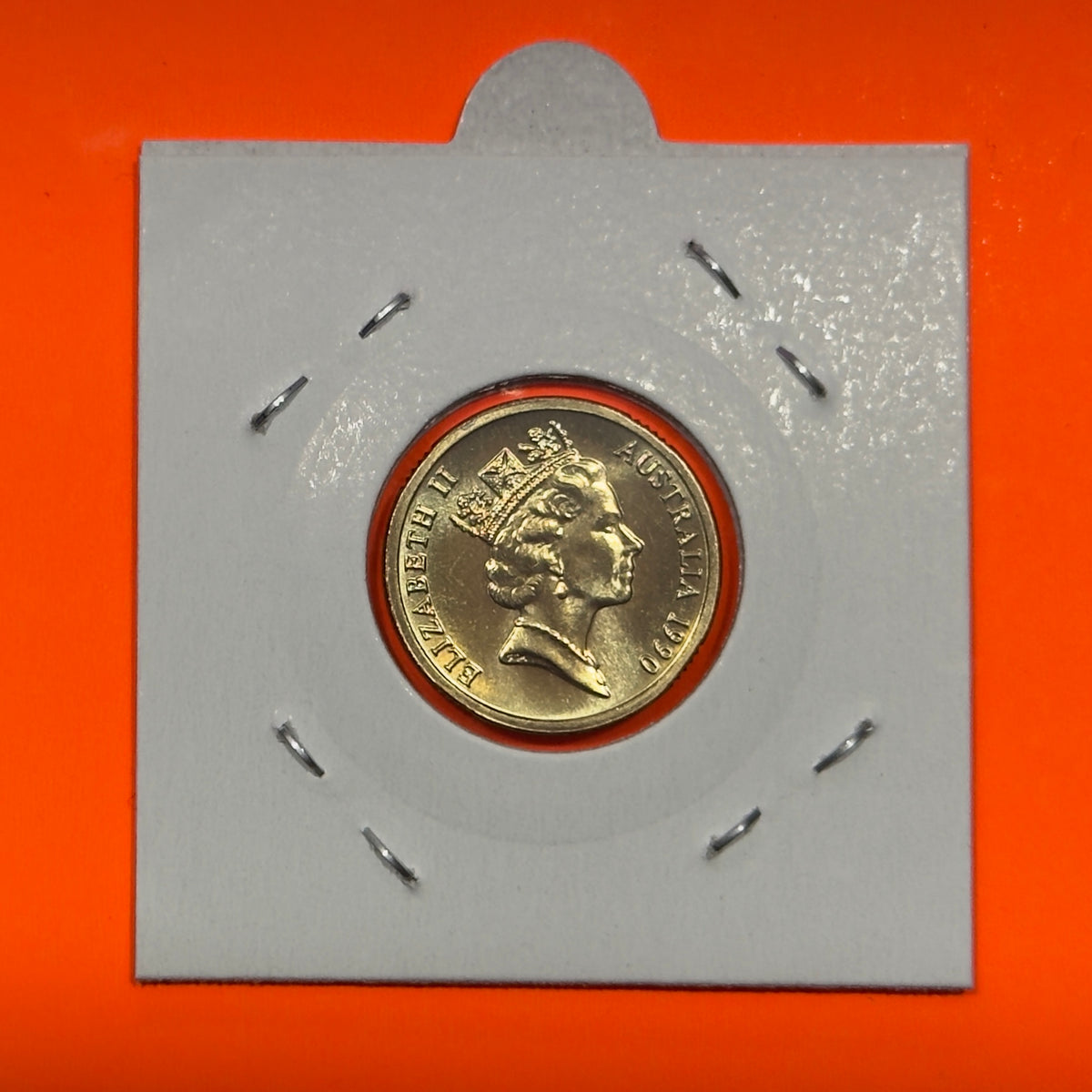 1990 $2 Coin - Choice Uncirculated - ex MINT SET coin - Two Dollar - in 2x2