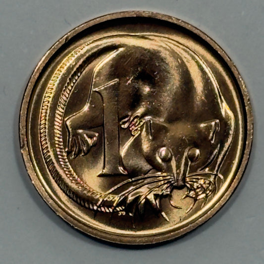 1990 1 Cent Coin - Choice Uncirculated - Ex MINT SET 1c Coin - Comes In 2x2