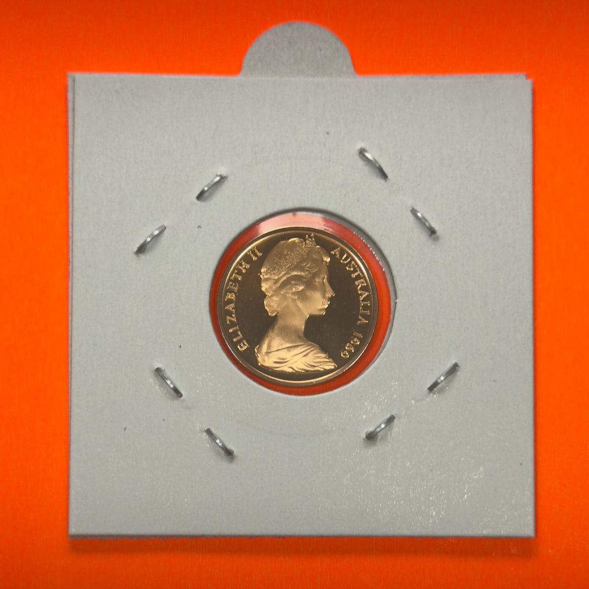 1969 1 Cent PROOF Coin - One Cent Proof Coin 1c - comes in 2x2