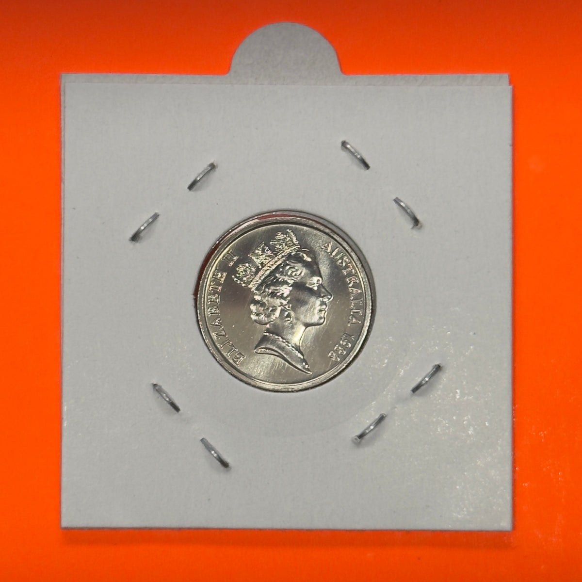 1988 5 Cent Coin - Choice Uncirculated 5c - Five Cent - Ex Mint Set - in 2x2