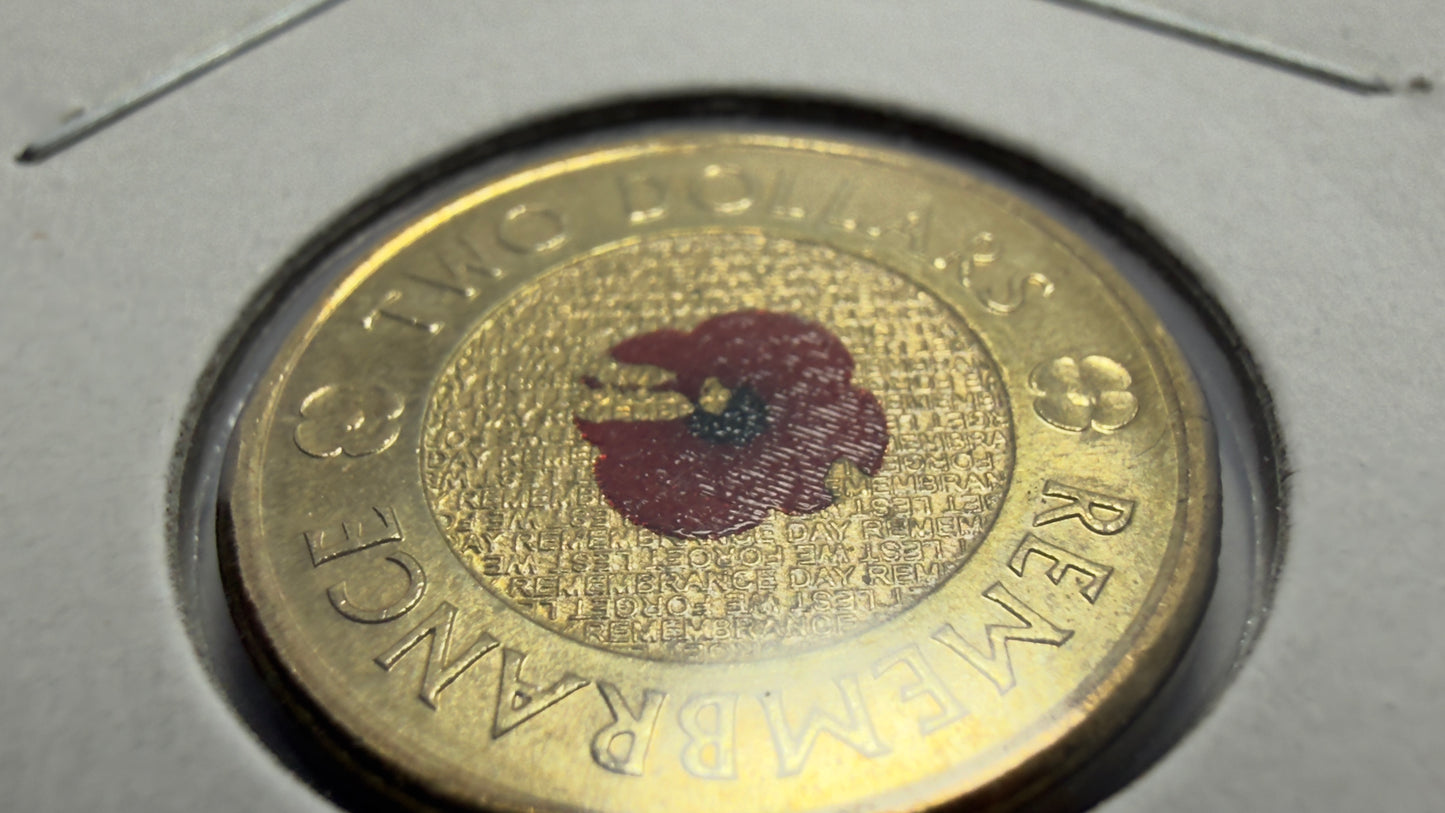2012 RED POPPY from roll with scratch Paint SEE PIC - comes in 2x2