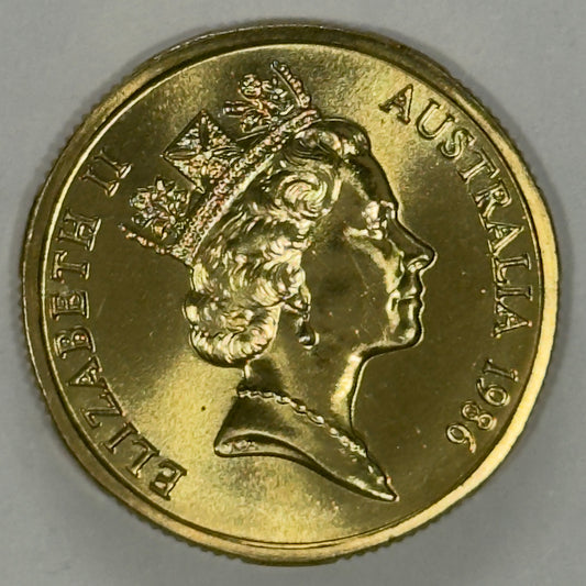 1986 $1 Coin - Choice Uncirculated - Year Of Peace - ex mint set - comes in 2x2