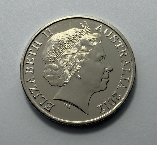 2012 20 Cent Coin - Bombing of Australia - Uncirculated - comes in 2x2