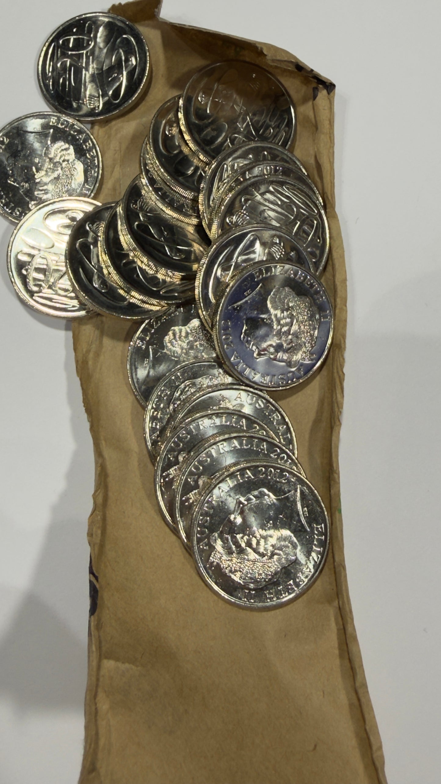 2012 20 Cent Coin - Uncirculated - Twenty Cent 20c - comes in 2x2