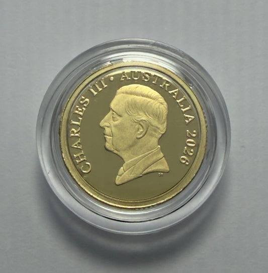 2026 $2 Proof Coin - Aboriginal Elder In original Capsule - Tracked postage