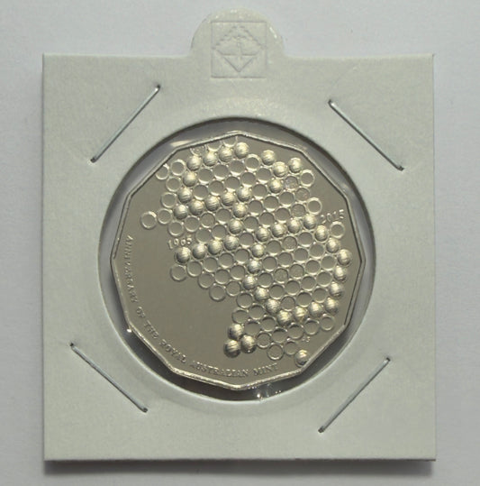 2015 50 Cent Coin - 50th Anniversary of Royal Australian Mint - UNC 50c