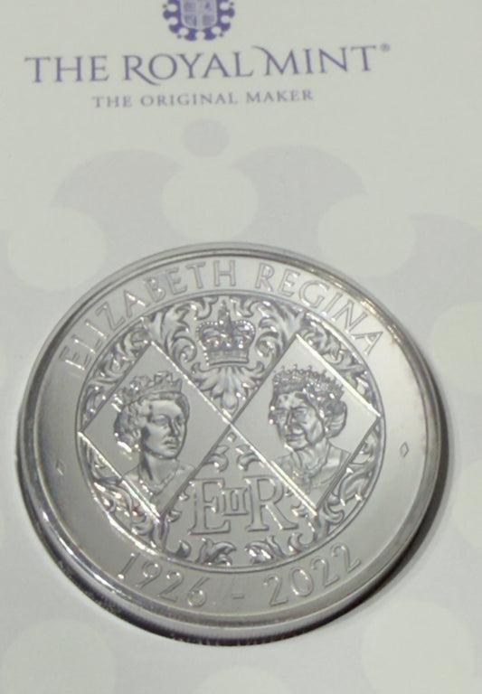 2022 £5 BU Coin - A Lifetime of Heart and Devotion - Queen Elizabeth II