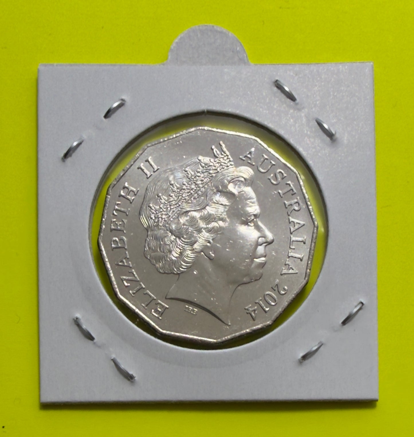 2014 AIATSIS 50 Cent Coin - Uncirculated - Fifty Cent Coin - comes in 2x2