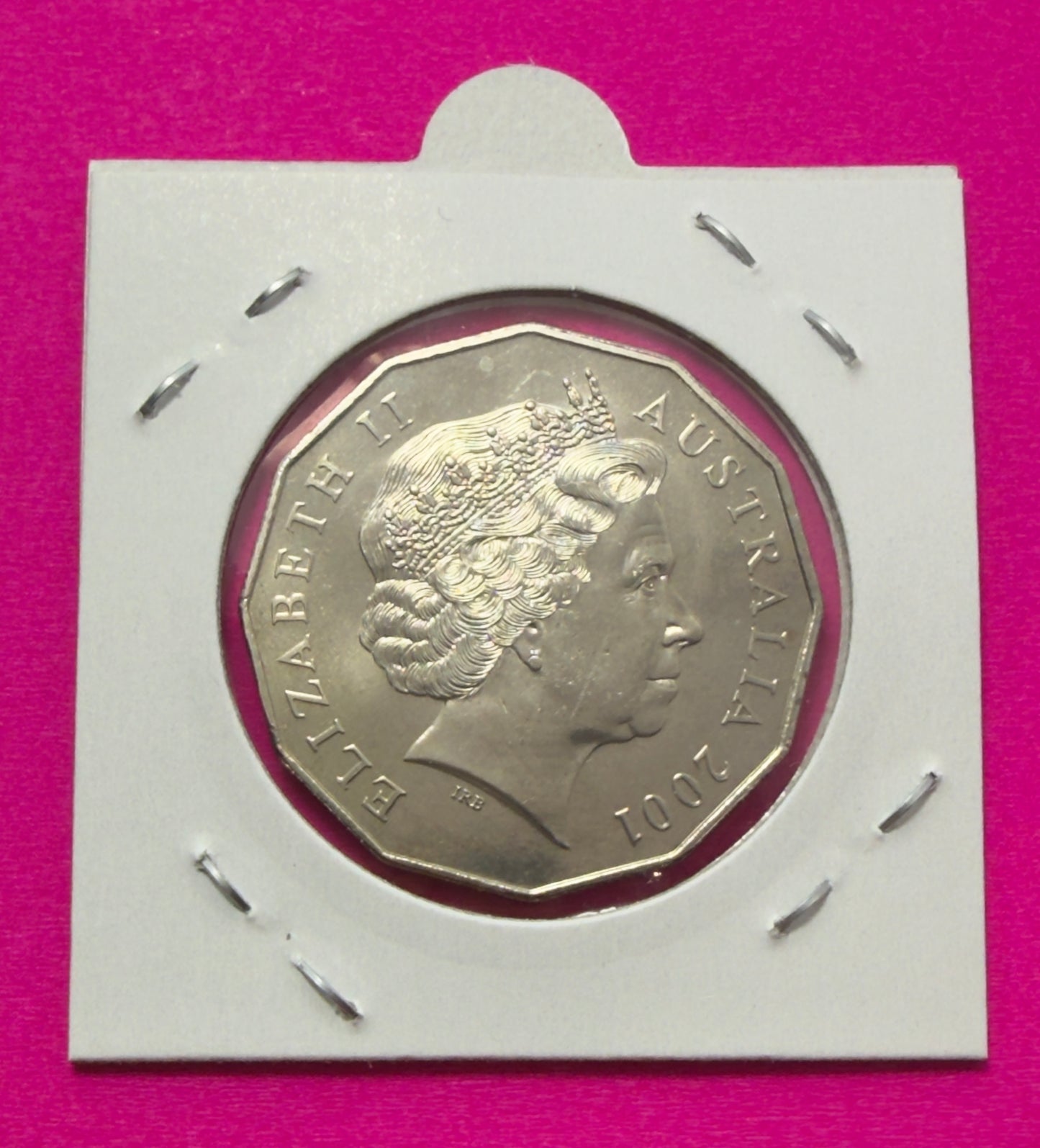 2001 50 Cent - Centenary of Federation - Choice Uncirculated - ex mint set - 2x2