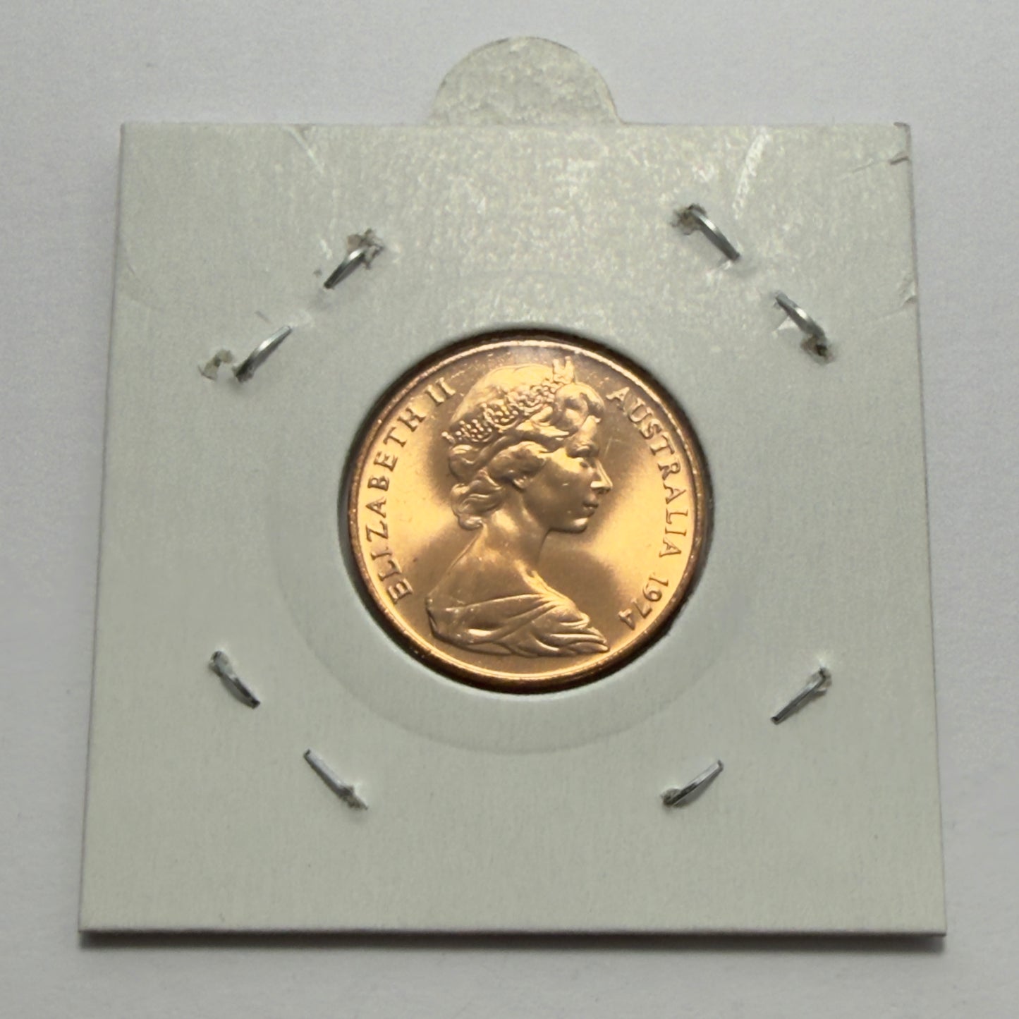 1974 2 Cent Coin - Uncirculated - Two Cent - 2c - comes in 2x2