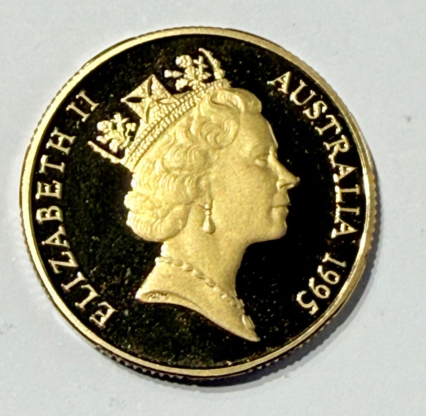 1995 $1 Proof Coin - One Dollar Mob of Roos Proof Coin - comes in 2x2
