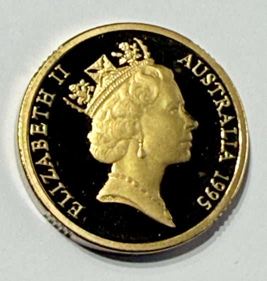 1995 $2 Proof Coin - Aboriginal Elder Two Dollar Proof Coin - comes in 2x2