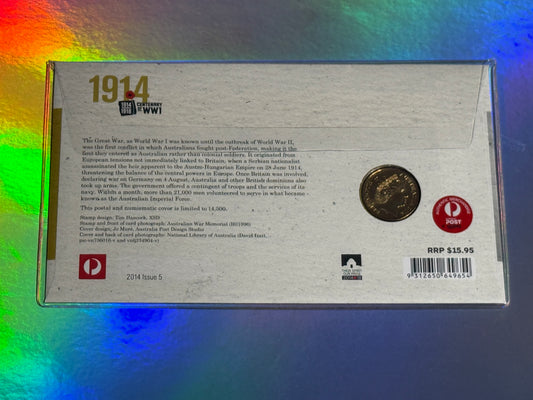 2014 $1 PNC - 1914 Centenary of WW1 OUR BOYS PNC - New Age Numismatics