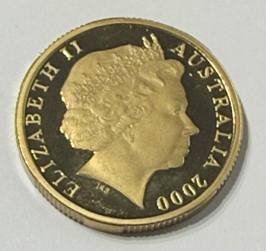 2000 $1 Proof Coin - Mob of Roos - One Dollar - comes in 2x2