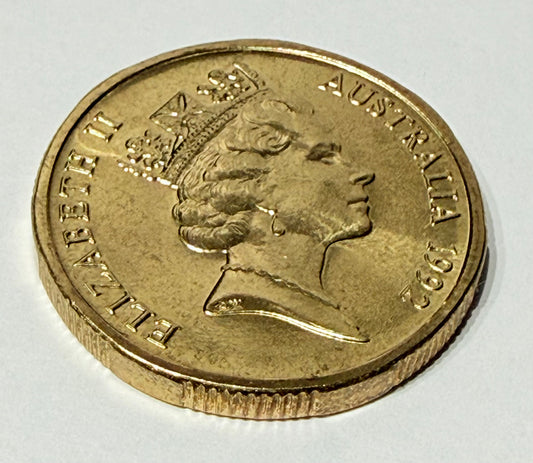 1992 $1 Coin - Choice Uncirculated - Barcelona Olympics - Ex MINT SET coin - 2x2