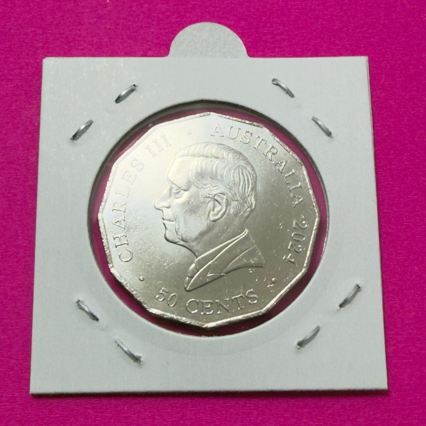 2024 NAIDOC 50 Cent Coin - Uncirculated - 2.3 Million Minted - Comes In 2x2