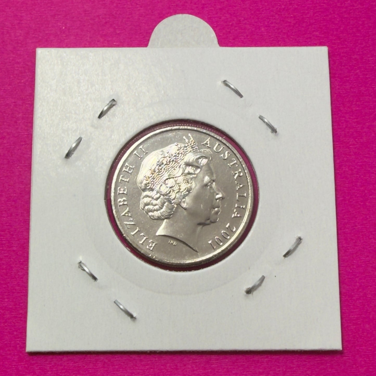 2001 10 Cent Coin - 10c - Uncirculated Ten Cent -comes in 2x2