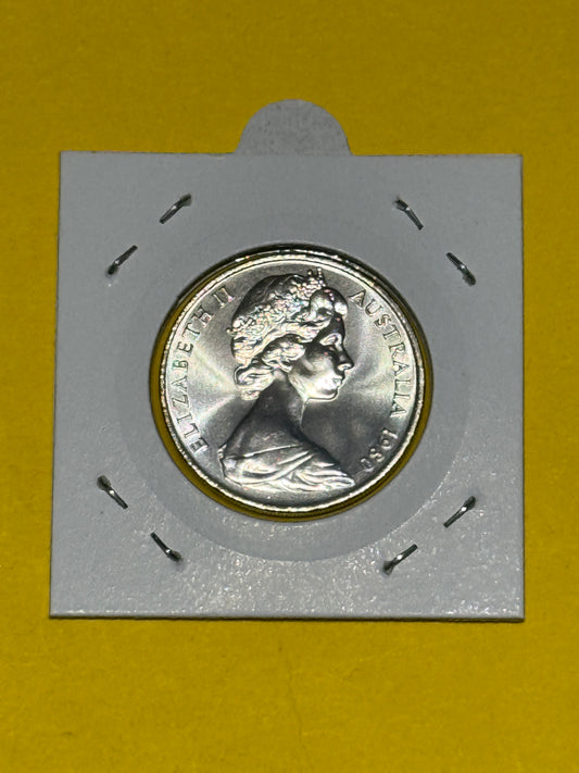 1980 20 Cent Coin - Platypus - Uncirculated - comes in 2x2 - New Age Numismatics