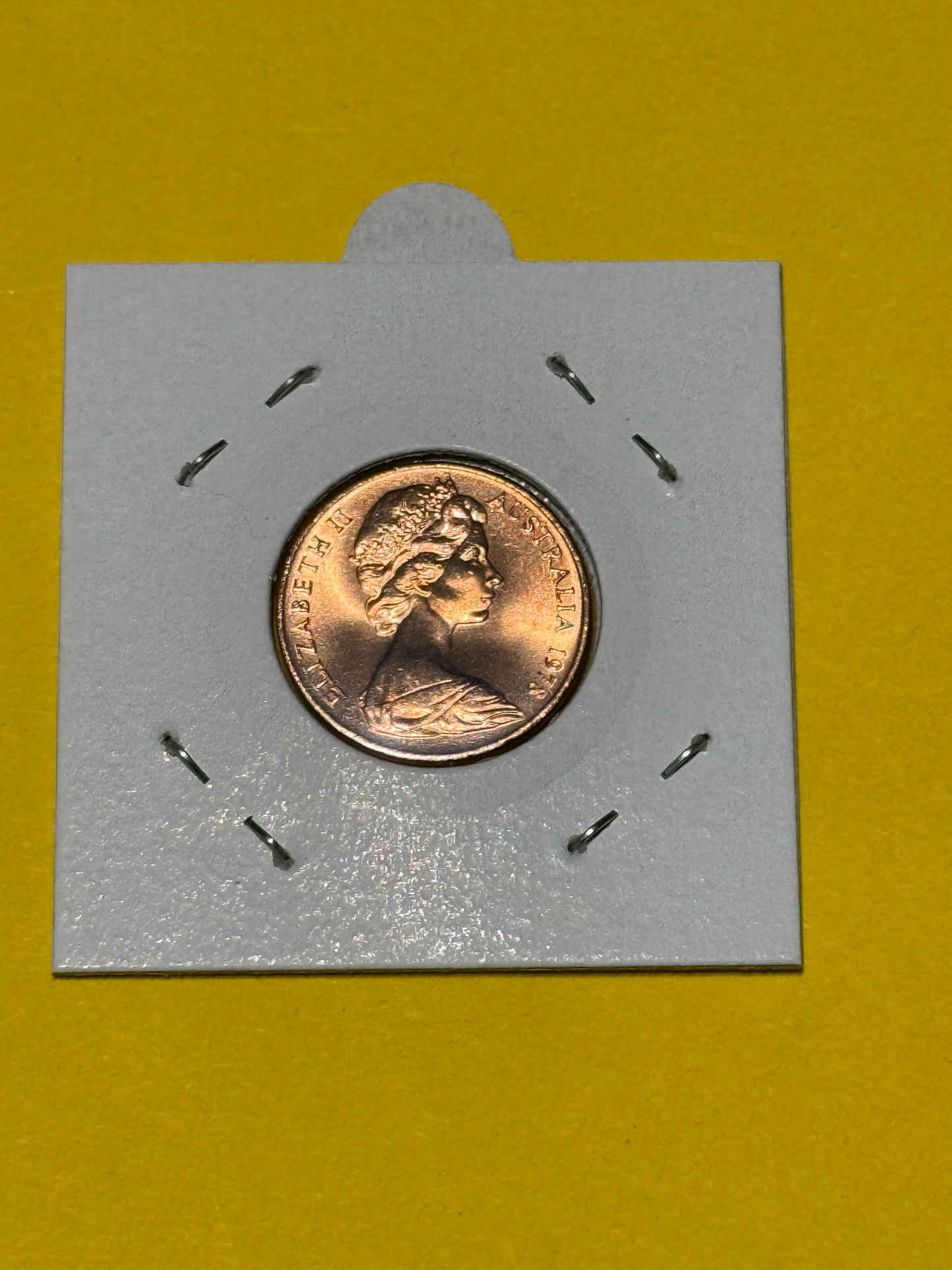 1978 2 Cent Coin - Uncirculated - from RAM roll - comes in 2x2 - New Age Numismatics