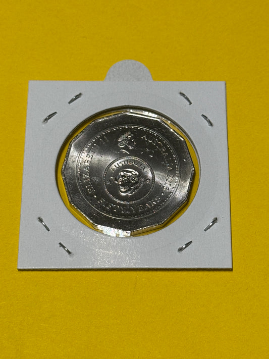 2016 50 Cent Coin - Coat Of Arms - Uncirculated - comes in 2x2 - New Age Numismatics