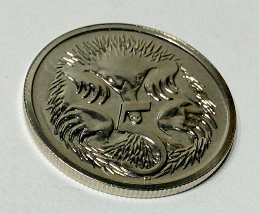 1986 5 Cent Coin - Uncirculated - mint set ONLY coin - comes in 2x2