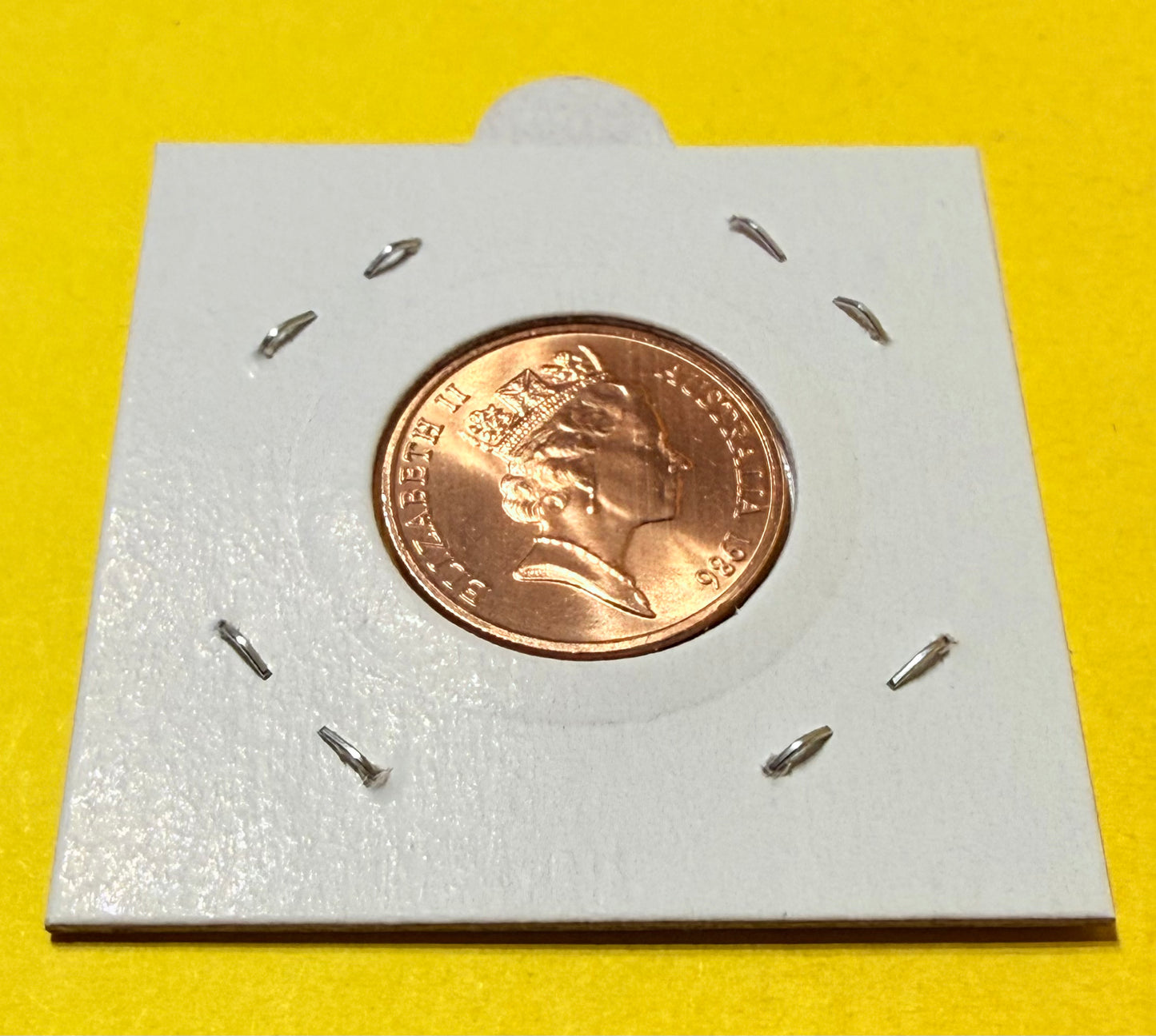 1986 2 Cent Coin - Choice Uncirculated - mint set ONLY coin - comes in 2x2