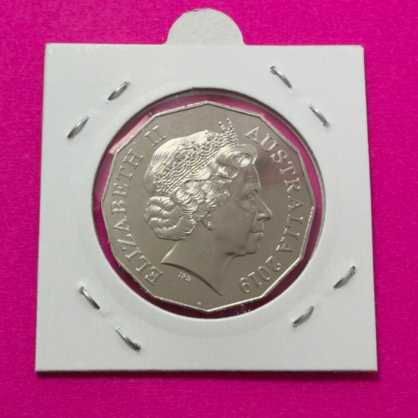 2019 50 Cent Coin - Choice Uncirculated - IRB Effigy - X Mint set - comes in 2x2