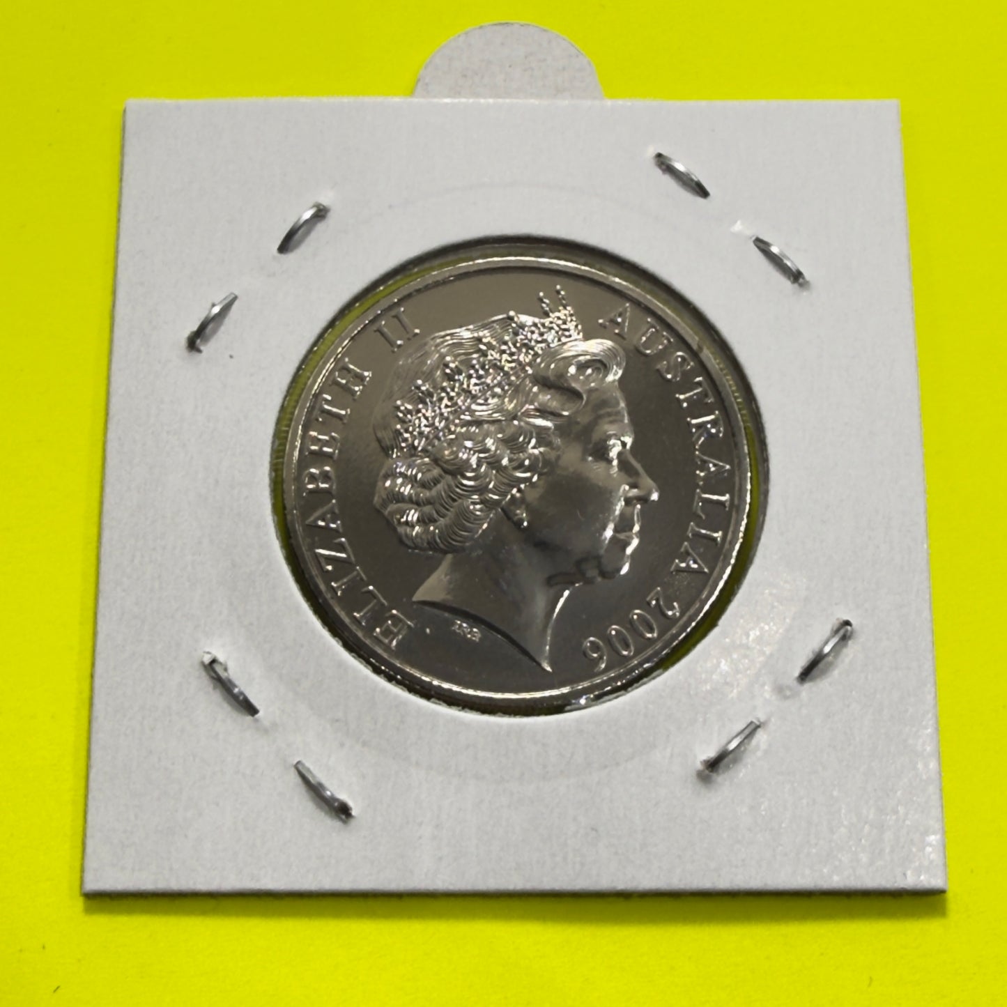 2006 20 Cent Coin - Choice Uncirculated - ex mint set coin - comes in 2x2