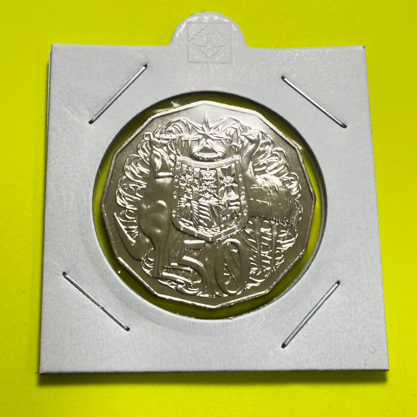 2016 50 Cent Coin - Uncirculated - COA Fifty Cent 50c - comes in 2x2