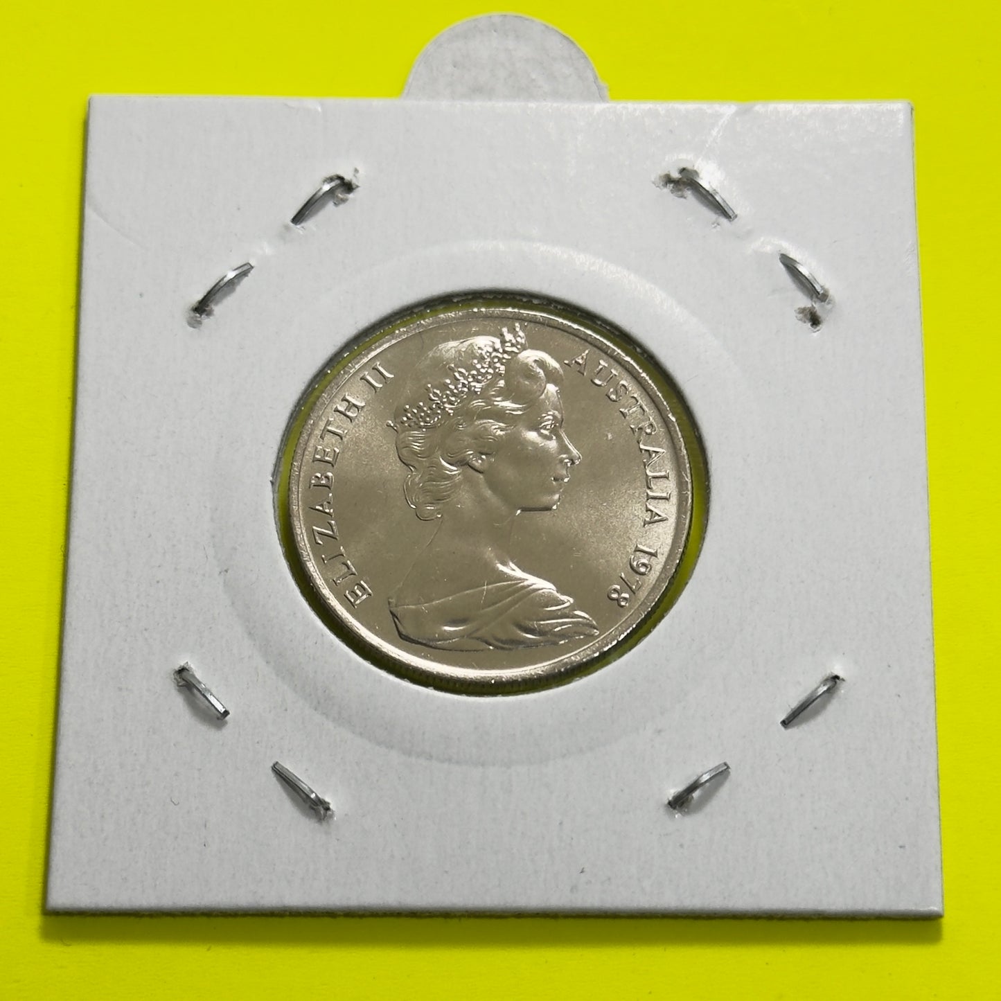 1978 10 Cent Coin - Uncirculated - ex Mint roll - Ten Cent 10c - comes in 2x2