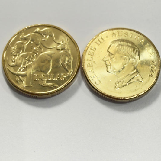 2024 $1 Coin - Uncirculated - One Dollar - ex premium roll - comes in 2x2