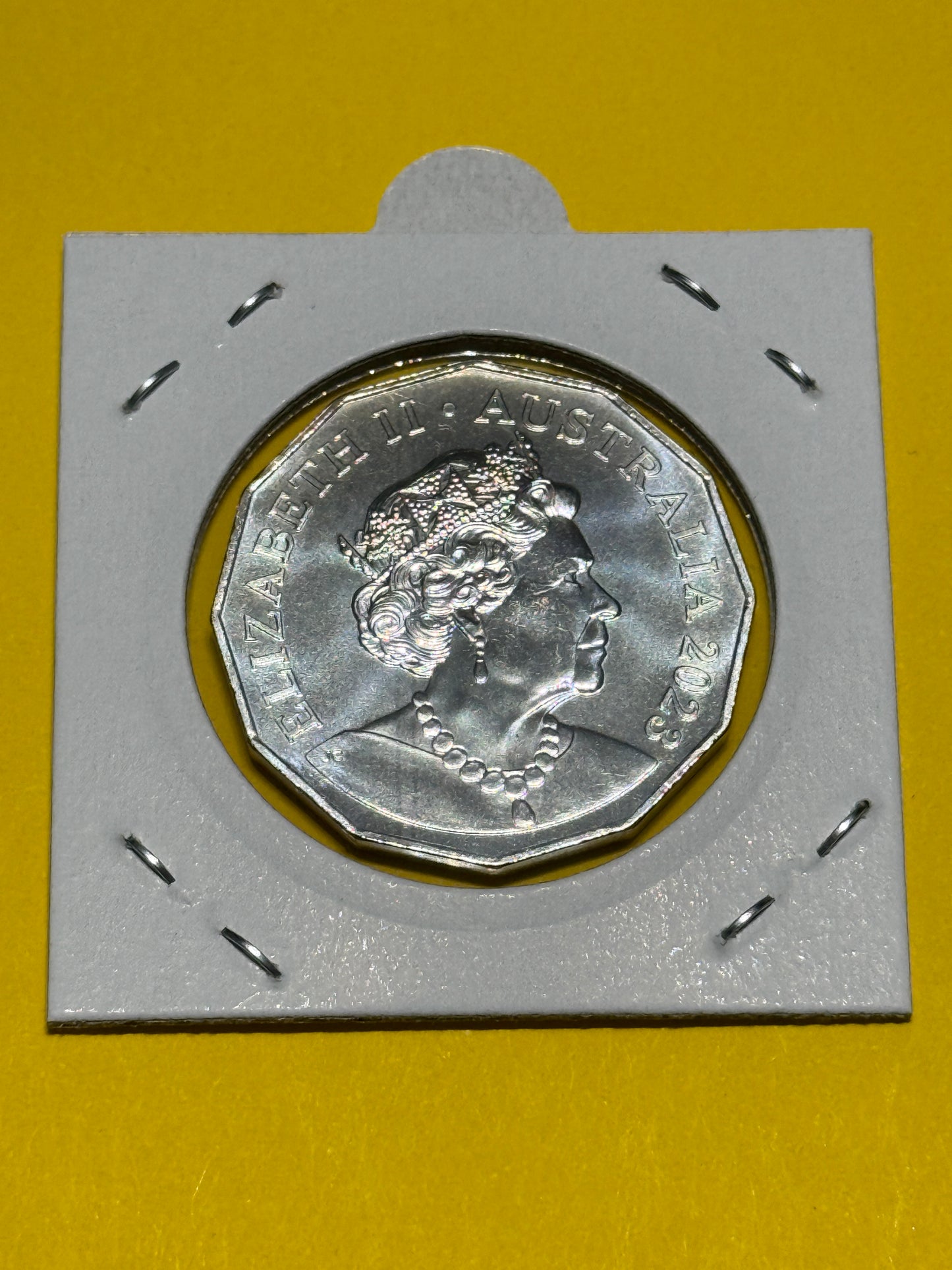 2023 50 Cent Coin - Choice Uncirculated - ex mint set coin Fifty Cent - in 2x2 - New Age Numismatics