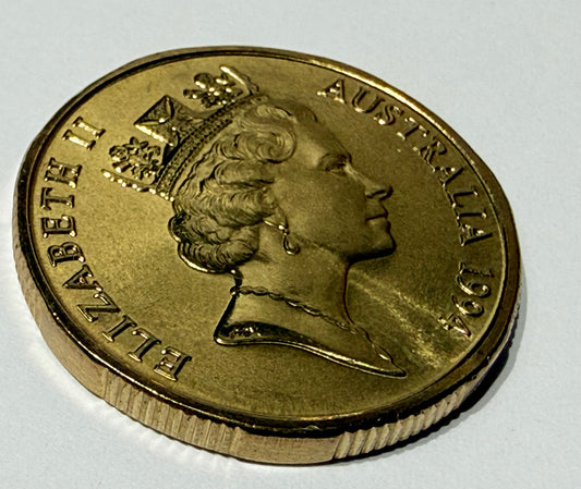 1994 $1 Coin - Mob of Roos - Uncirculated - Ex Mint Set coin - comes in 2x2