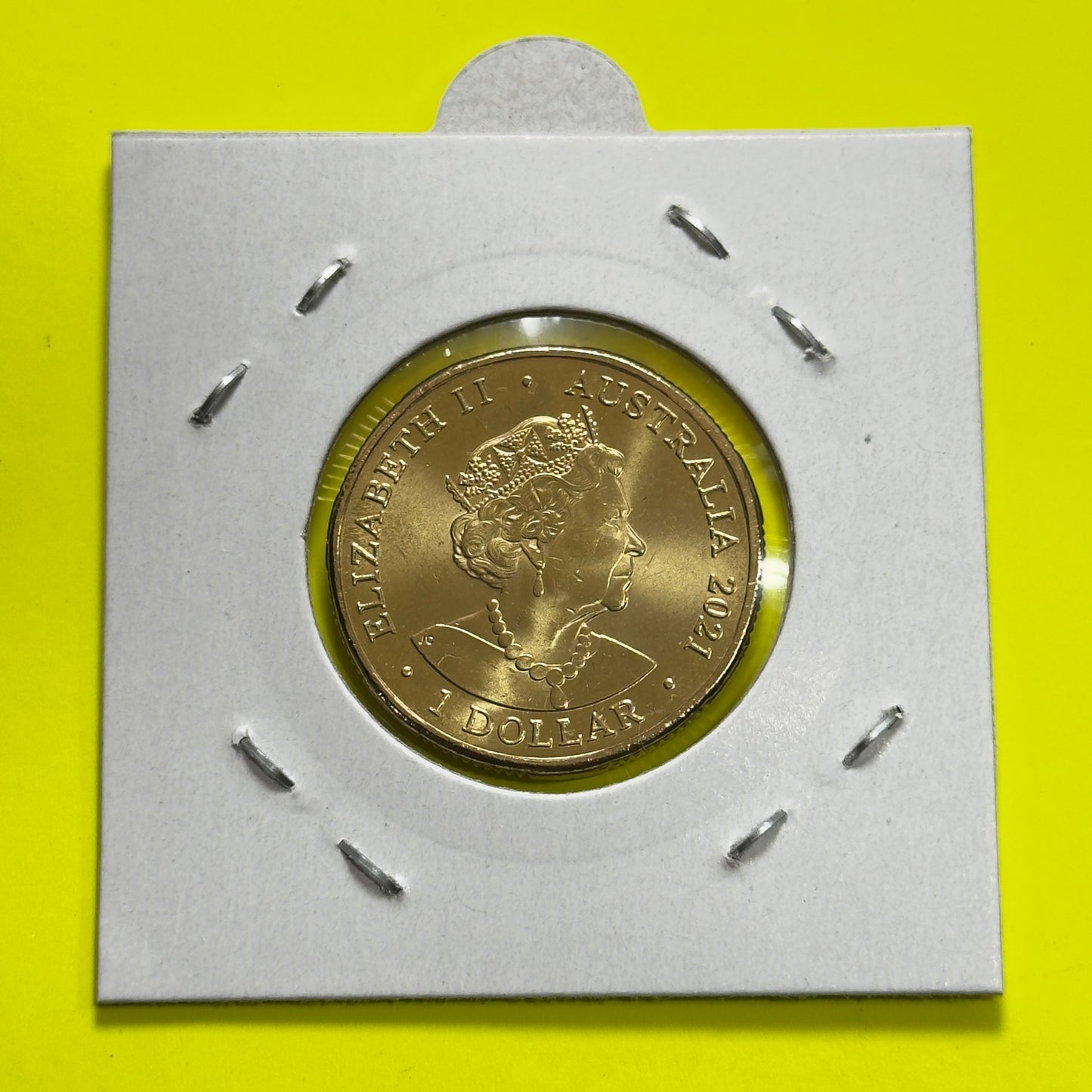 2021 One Dollar Coin - $1 Donation Dollar - Coloured $1 - comes in 2x2