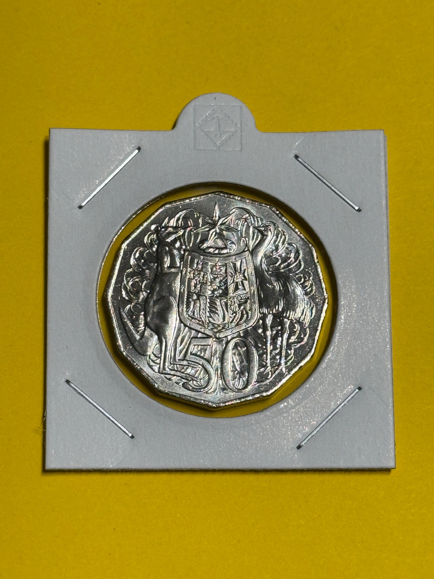 2016 50 Cent Coin - Uncirculated - Changeover Coin - comes in 2x2 - New Age Numismatics