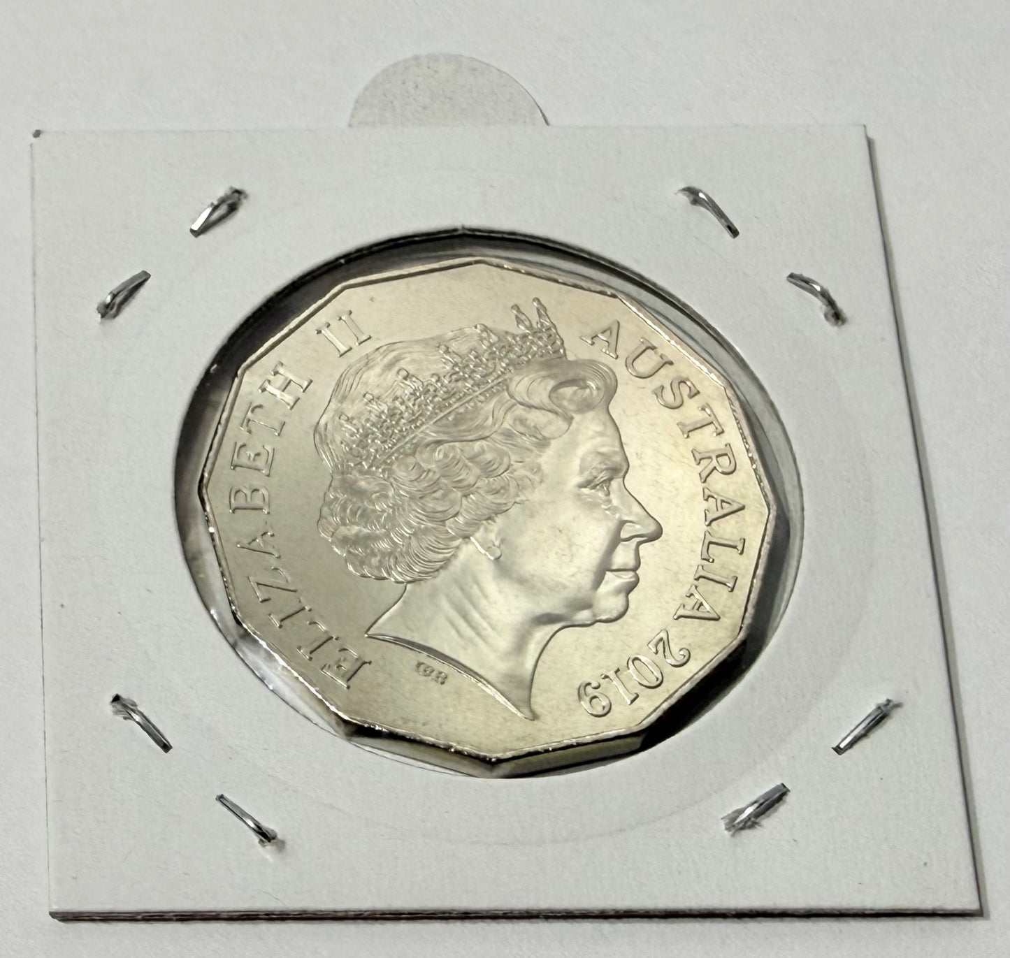 2019 50 Cent Coin - Choice Uncirculated - IRB Effigy - X Mint set - comes in 2x2