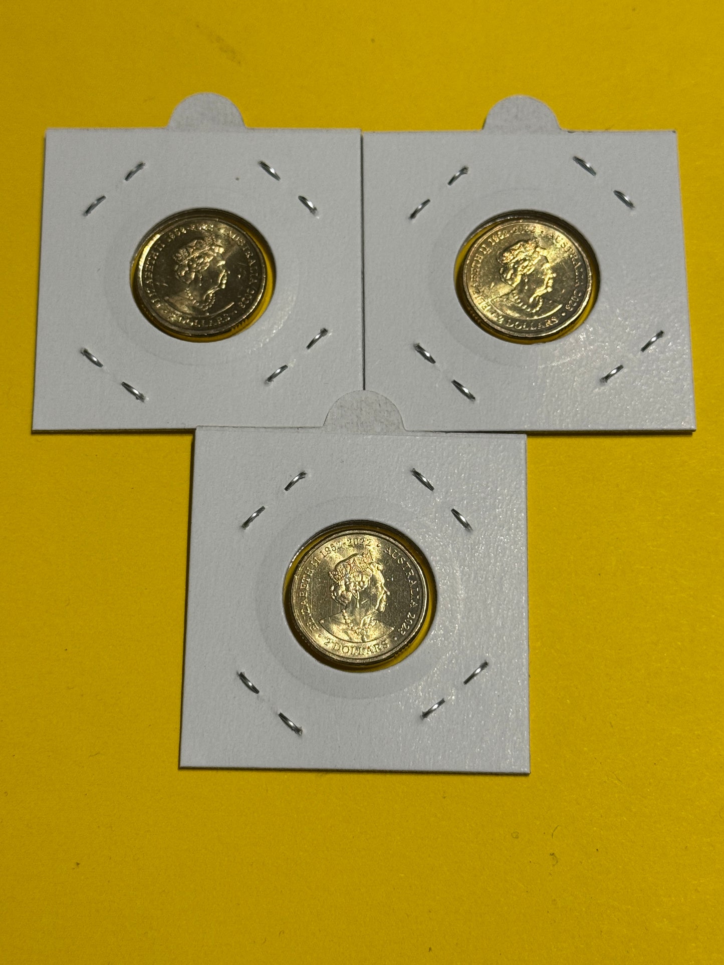 2023 $2 Matildas 3 Coin Set - Uncirculated - FIFA Two Dollar - come in 2x2s - New Age Numismatics