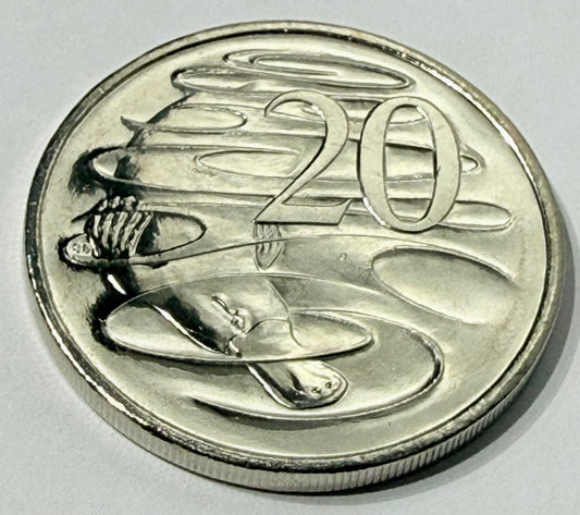 2019 IRB 20 Cent Coin - Uncirculated - 4th Effigy - comes in 2x2