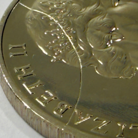 1983 20 Cent Error Coin - Choice Uncirculated-Gem UNC - Struck Through Error