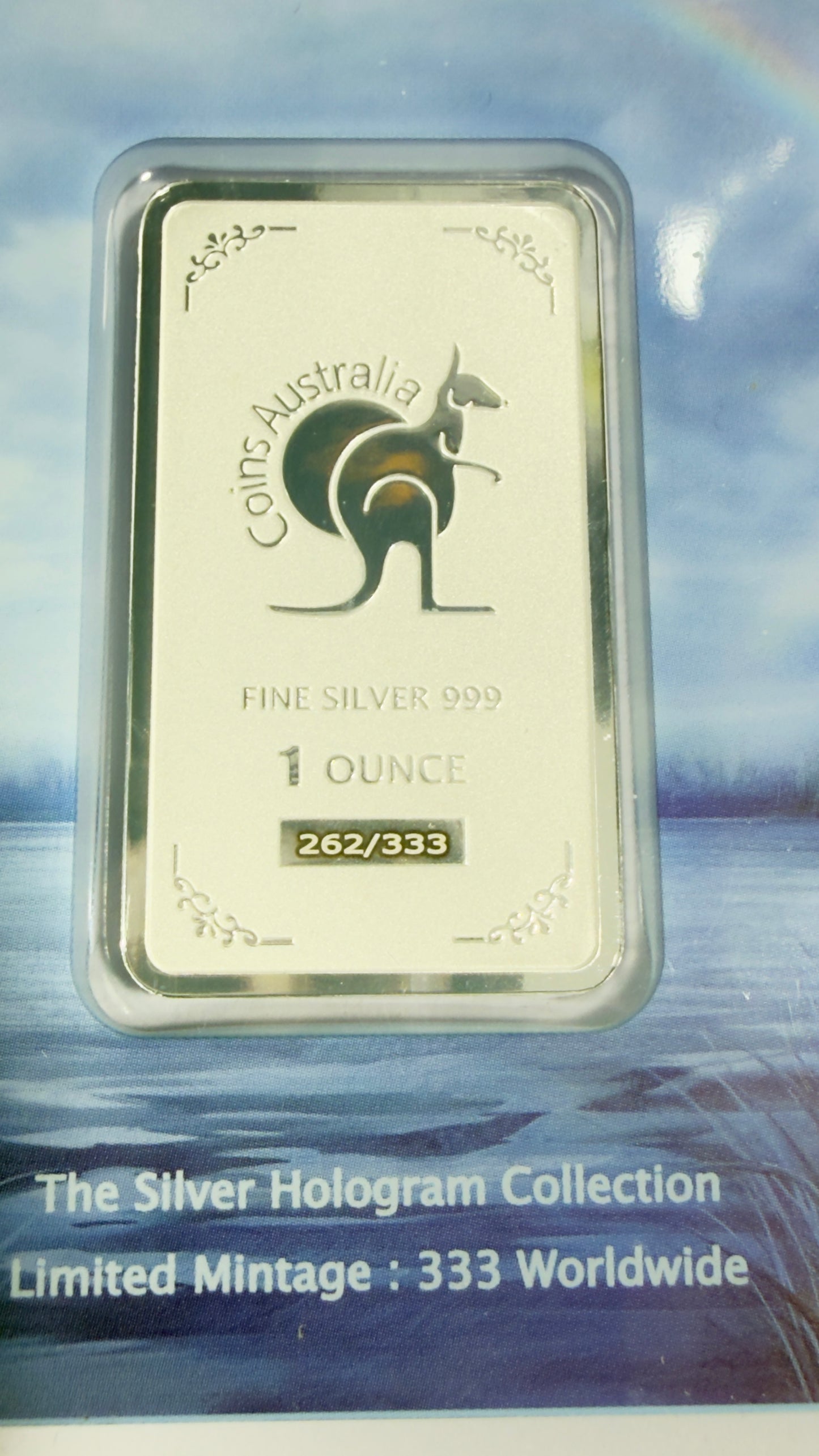 2026 Wings of Wonder - 1 Oz Hologram Bar - #262 of Only 333 Minted - Swan Guardian of Grace