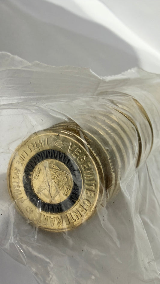 2023 $2 VEGEMITE Uncirculated Bag Black -25 Coins Sealed Bag