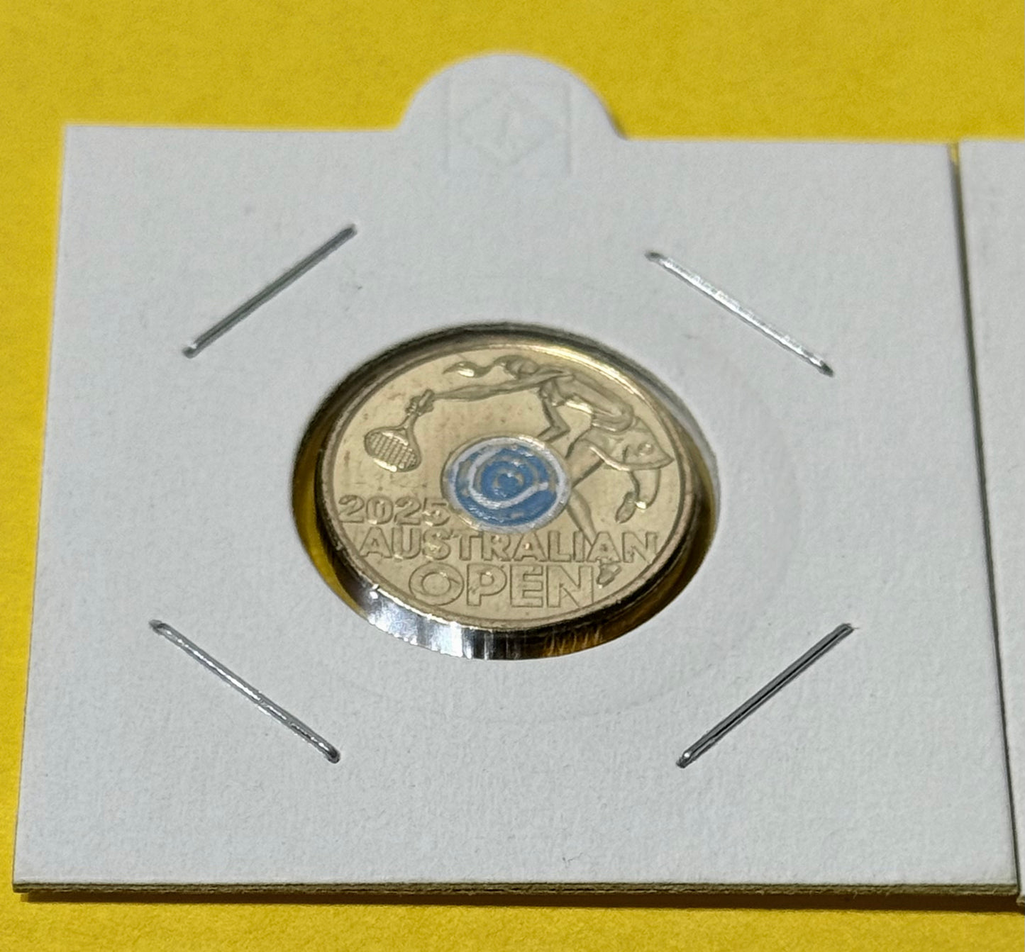 2025 $2 Coin - Coloured Australian Open Pair - Uncirculated in 2x2