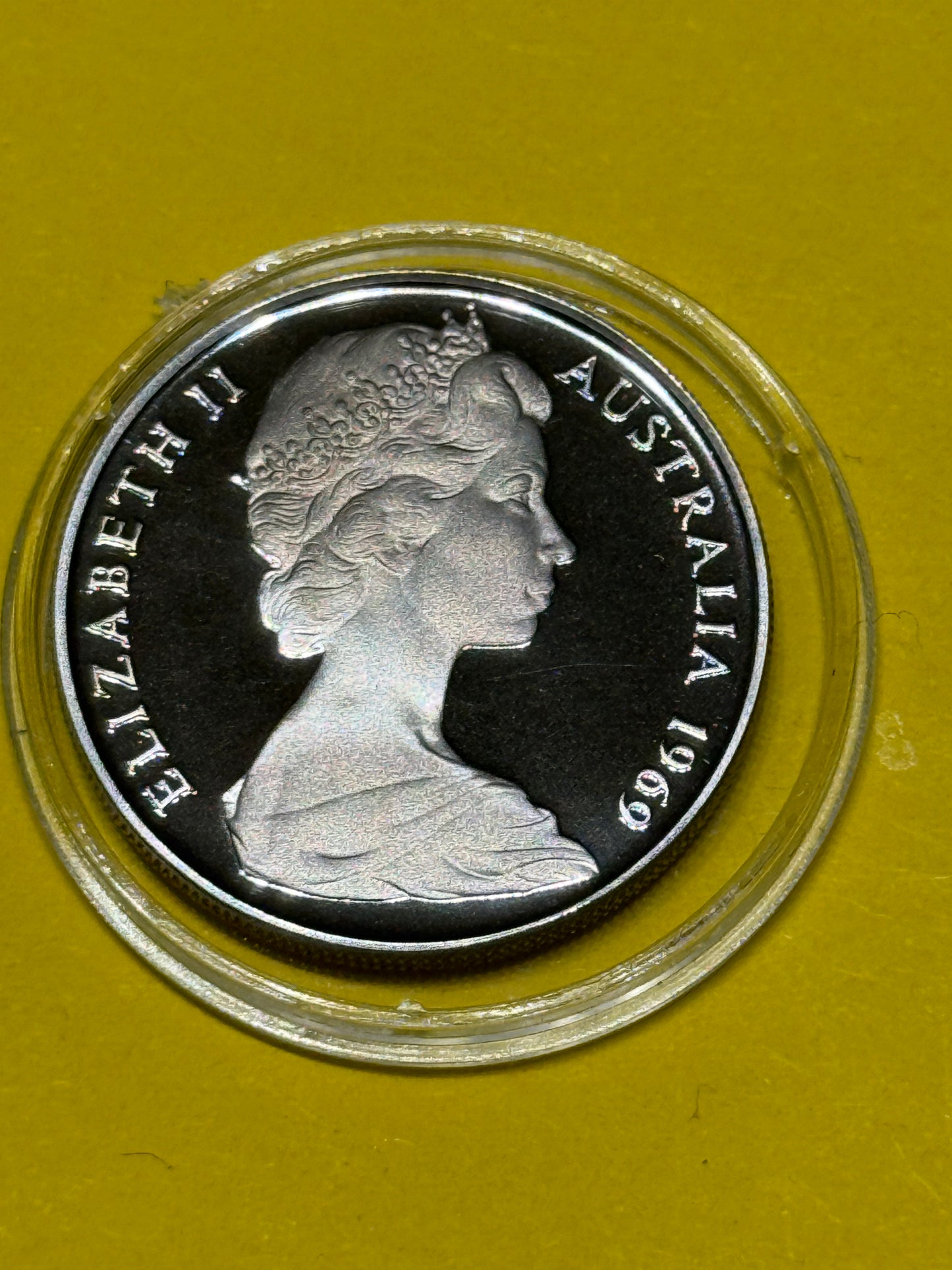 1969 10 Cent PROOF Coin - Comes in Capsule - New Age Numismatics
