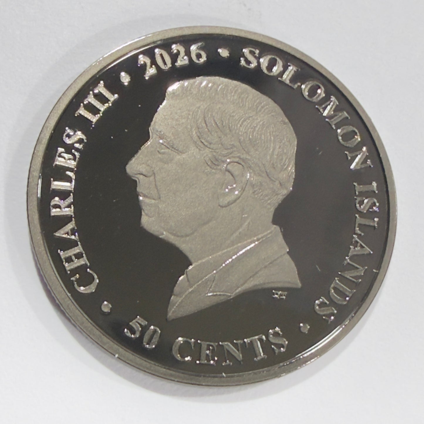 2026 50 Cent Coin - 25th APRIL THEY SHALL GROW NOT OLD - on Card